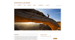 Desktop Screenshot of moabyogaontherocks.com